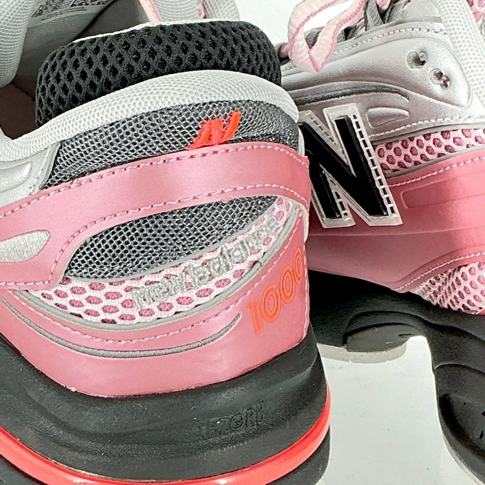 New Balance 1000 Size 11.5 Pink Silver Black Metallic Retro Running Shoes M1000U - Picture 11 of 16